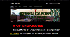 Desktop Screenshot of greengardenclermont.com