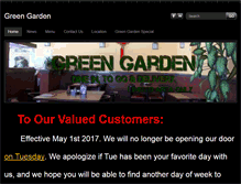 Tablet Screenshot of greengardenclermont.com